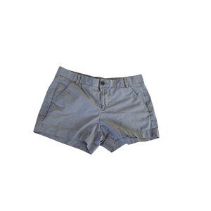 Khakis By Gap Sunkissed Shorts SZ 6 Gray Womens Casual Mid-Rise 100% Cotton Summ